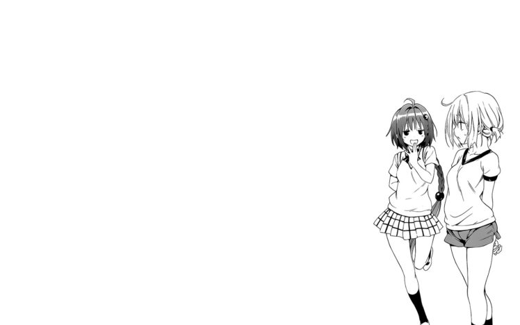 manga, To Love ru, Kurosaki Mea, Momo Velia Deviluke HD Wallpaper Desktop Background