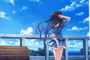 anime girls, Deep Blue Sky  Pure White Wings, Koga Sayoko, Visual novel