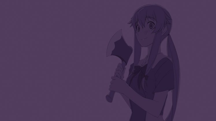 Mirai Nikki, Gasai Yuno, Anime, Anime girls, Yandere HD Wallpaper Desktop Background