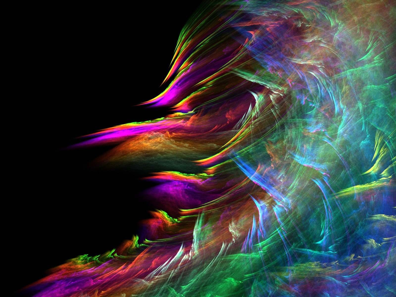 multicolor, Trippy Wallpaper