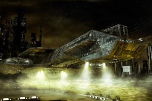 fantasy, Stargate, Fantasy, Art, Spaceships, Vehicles