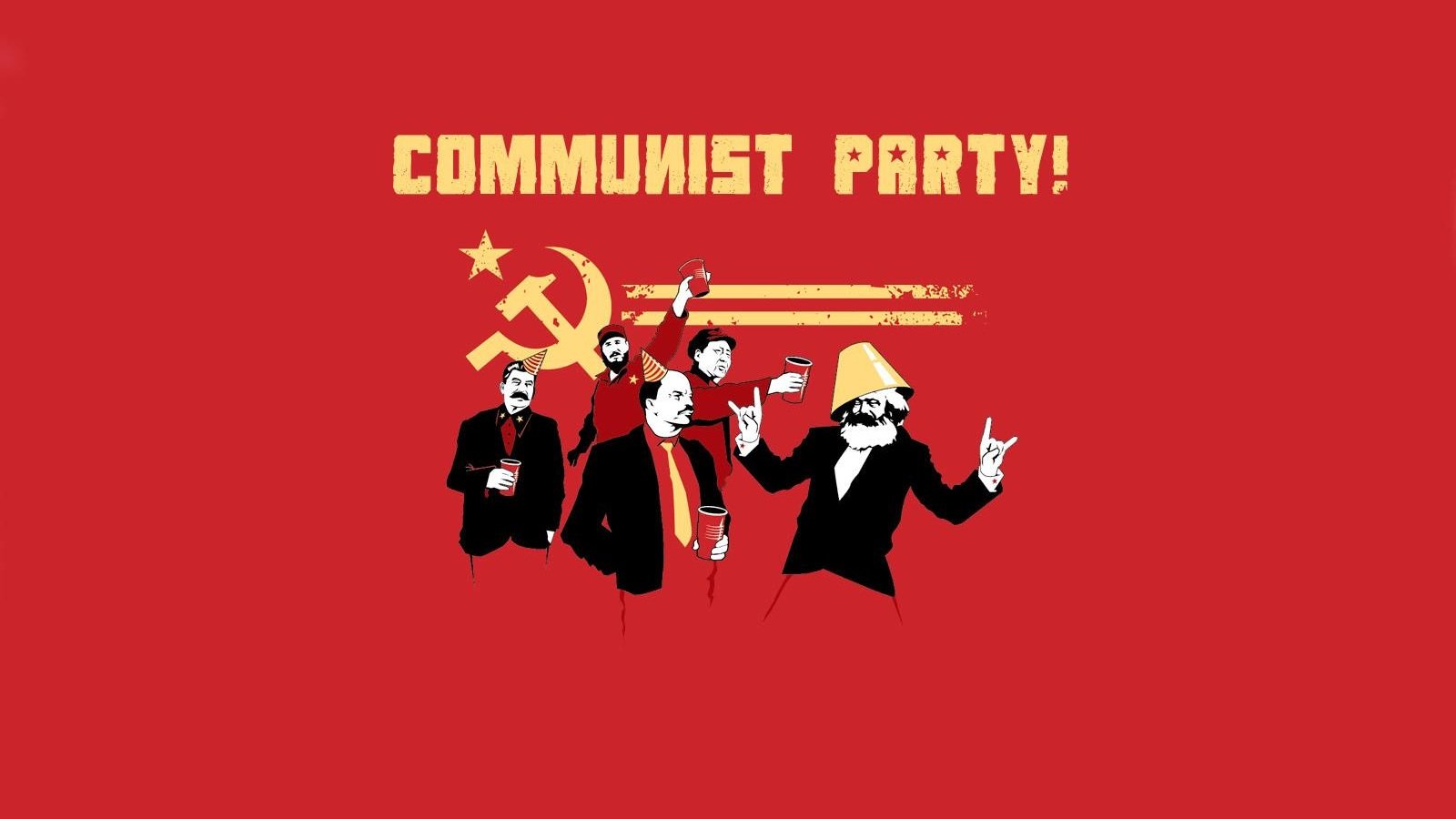 communism, Stalin, Threadless, Lenin, Karl, Marx, Fidel, Castro, Mao, Zedong Wallpaper