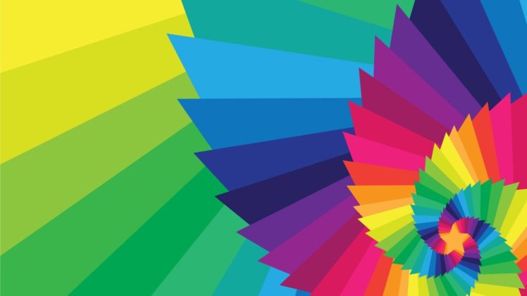 abstract, Multicolor, Rainbows HD Wallpaper Desktop Background