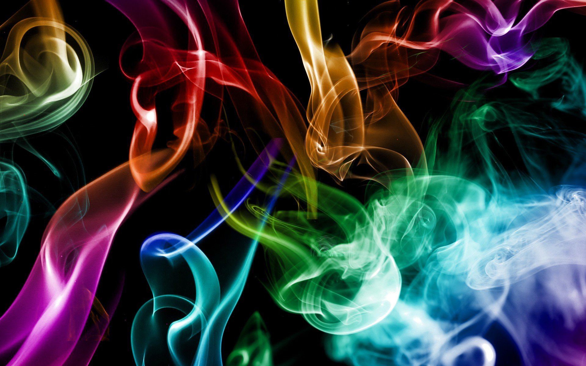 abstract, Smoke, Rainbows, Artwork Wallpapers HD / Desktop and Mobile