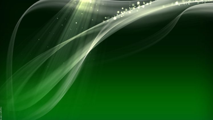 green, Abstract, White, Waves, Vectors HD Wallpaper Desktop Background