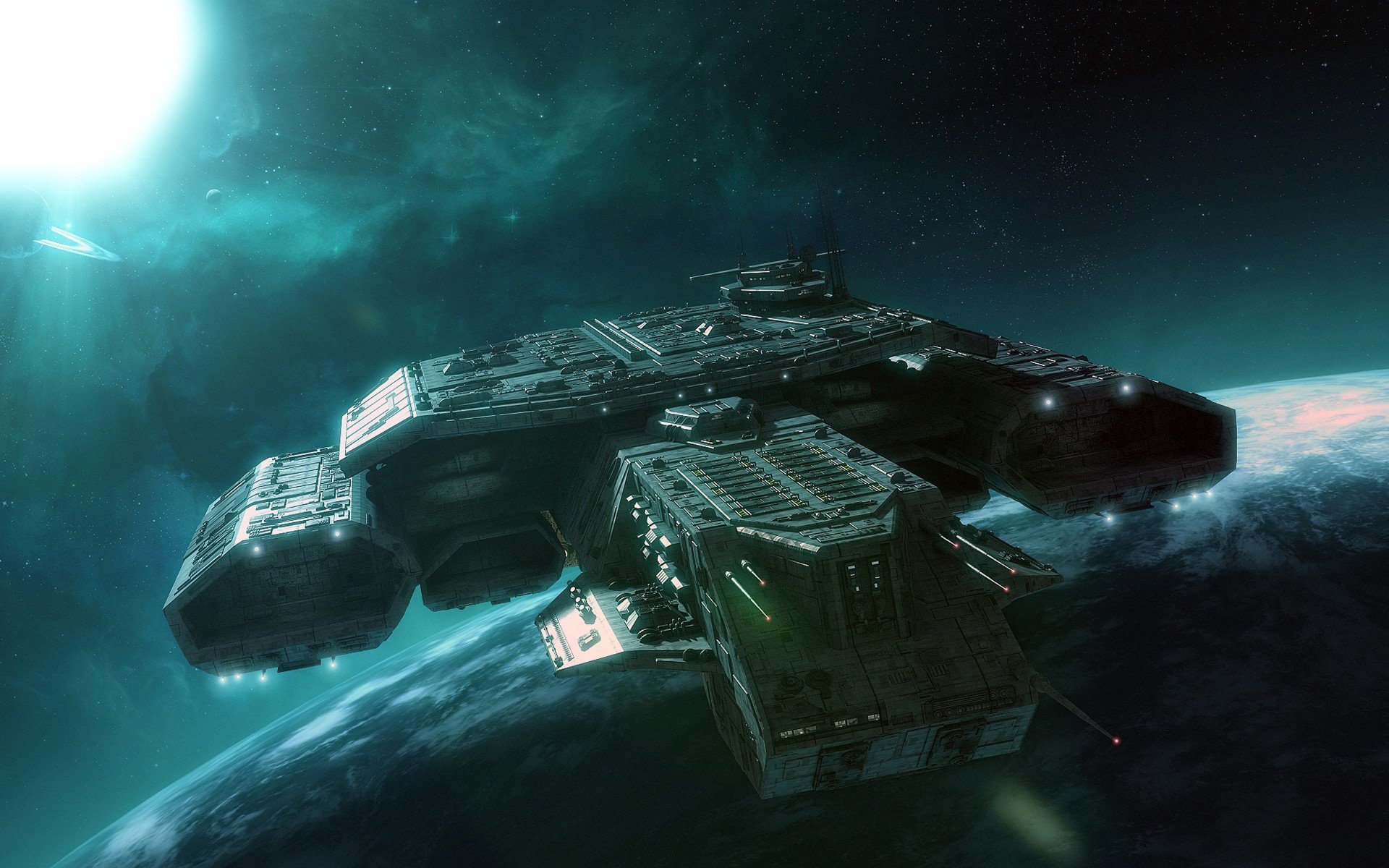 outer, Space, Guns, Stars, Futuristic, Planets, Earth, Stargate, Weapons, Spaceships, Science, Fiction, Tv, Shows, Sci fi Wallpaper