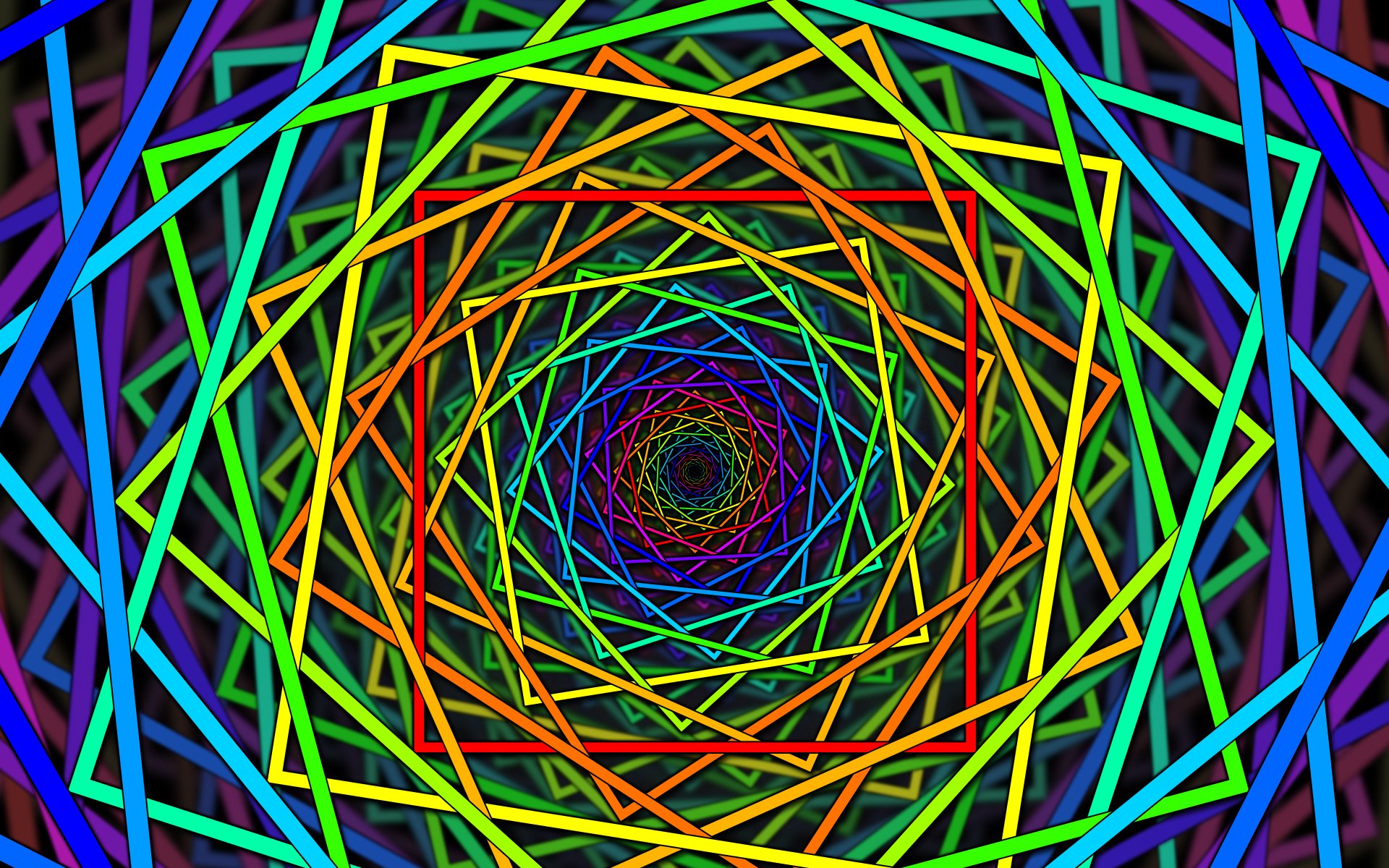 abstract, Multicolor, Shapes, Rainbows, Spirals Wallpaper