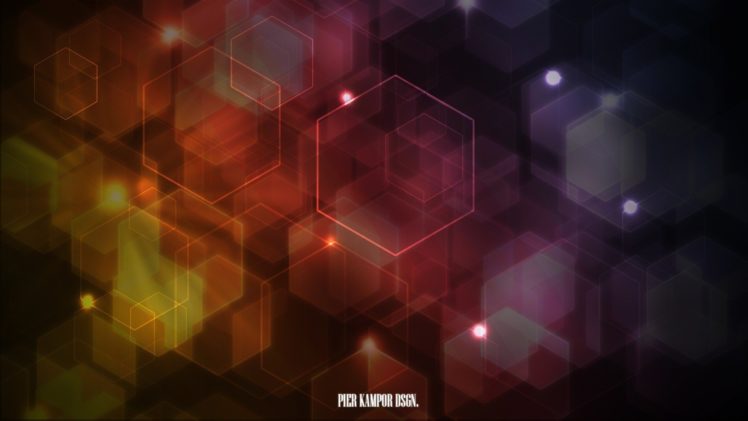 abstract, Hexagons, Shapes HD Wallpaper Desktop Background