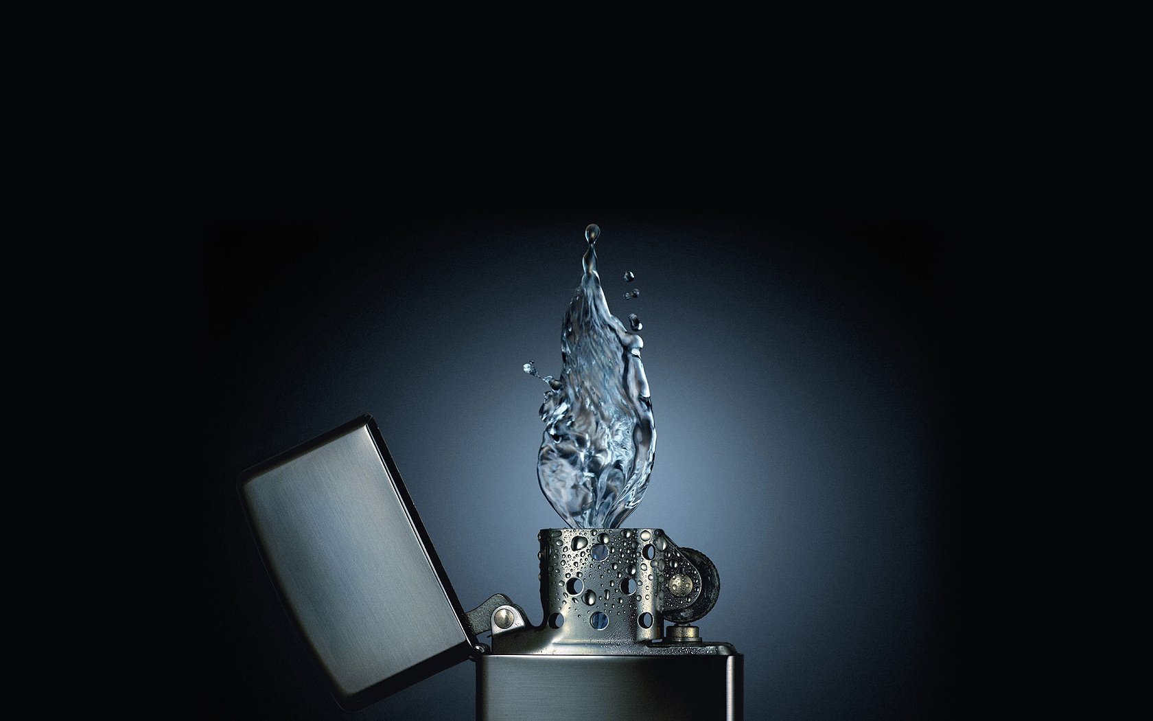 water, Flames, Fire, Zippo, Lighters, Black, Background Wallpapers HD