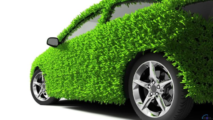 green, Abstract, White, Cars, Grass HD Wallpaper Desktop Background