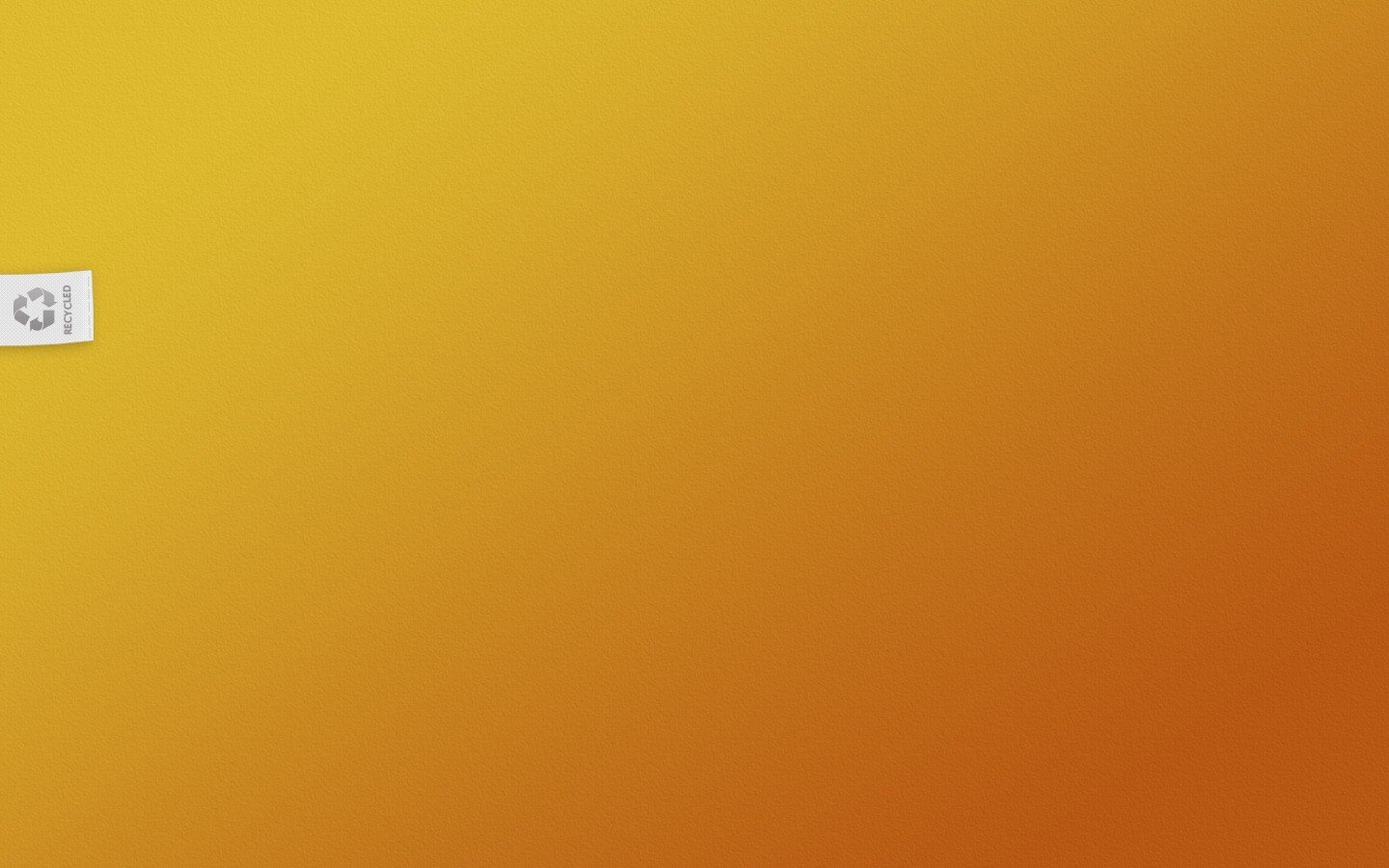 minimalistic, Yellow, Orange, Textures, Recycle, Gradient Wallpaper