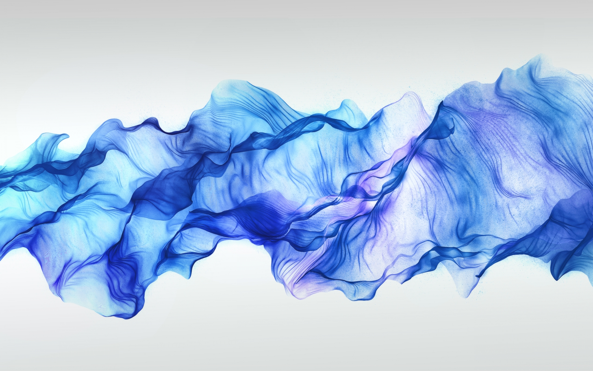 abstract, Fractal, 3d, Cg, Digital, Art, Smoke, Silk, Fabric, Artistic, Blue, Waves Wallpaper