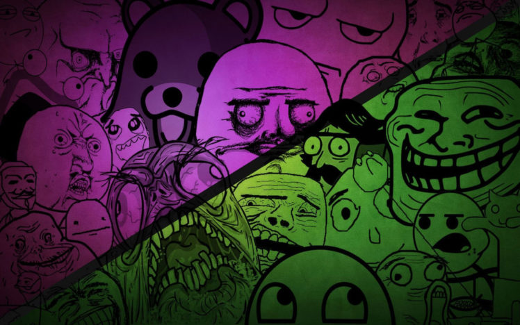 purple, And, Green, Memes, Collection HD Wallpaper Desktop Background