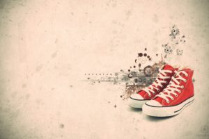 abstract, Shoes, Converse