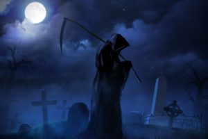 dark, Fantasy, Reaper, Cross, Weapon, Scythe, Cemetery, Grave