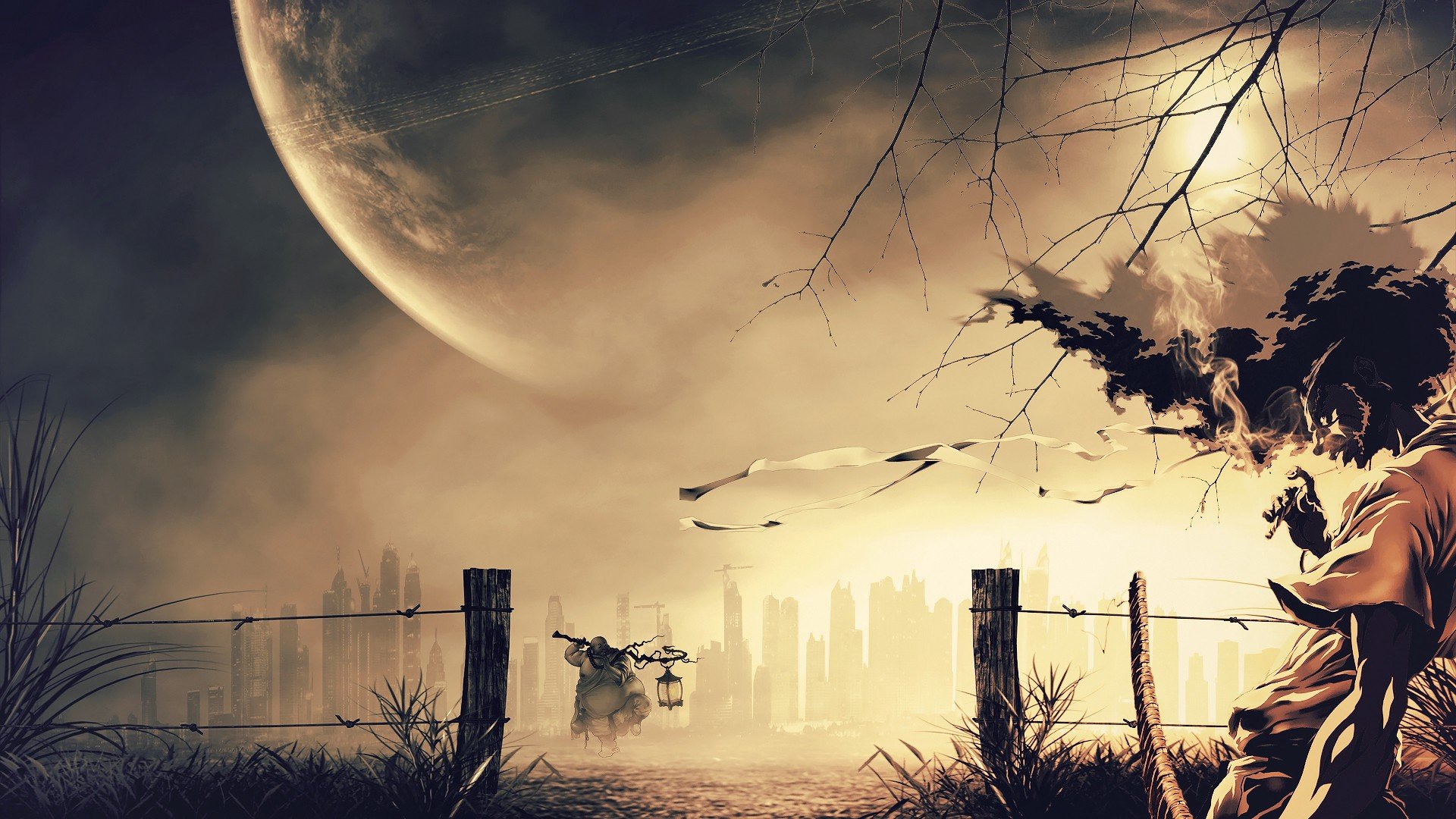 night, Samurai, Afro, Samurai, Revenge, African Wallpaper