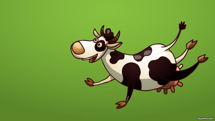 funny, Cows, Vector, Art HD Wallpaper Desktop Background