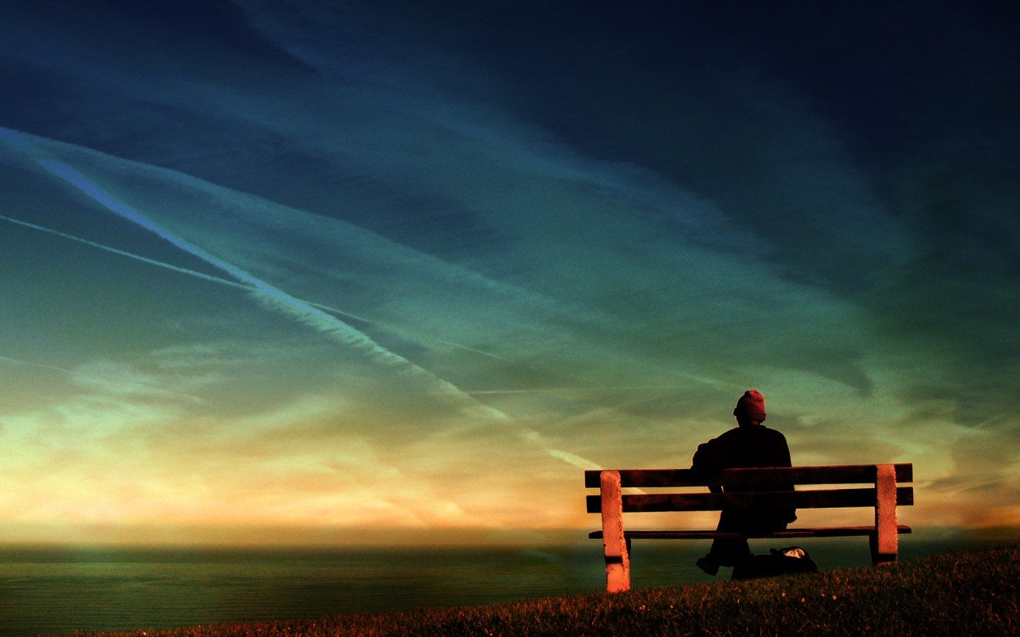men, Lonely, Scenic Wallpaper