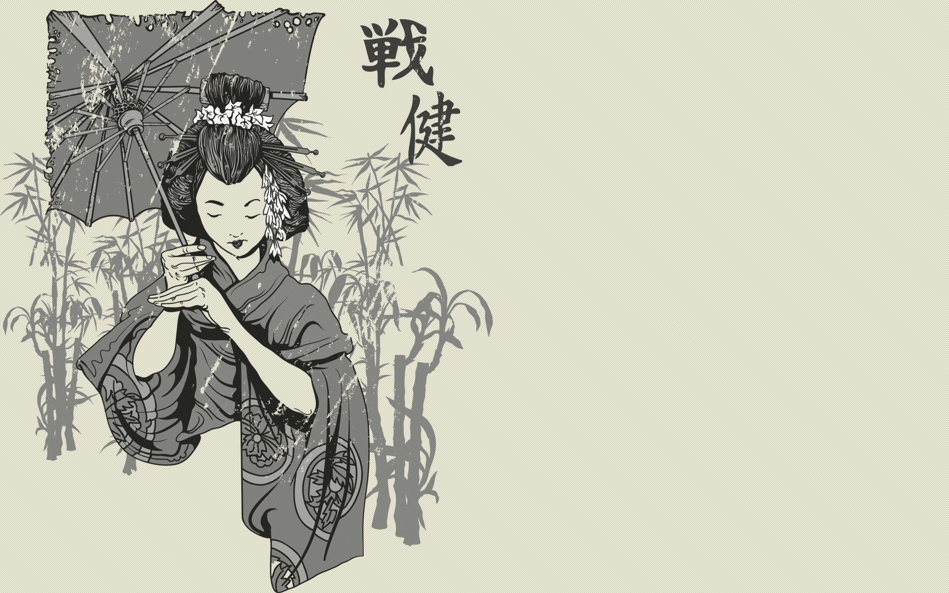 asian, Oriental, Cultural, Women, Art, Geisha, Kimono, Mood Wallpaper