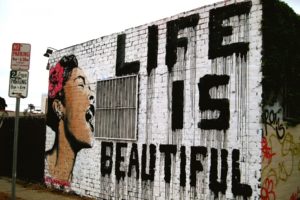 urban, Art, Graffiti, Mood, Happy, Motivational, Inspiration, Women, Statement, Quote, Buildings, Paint
