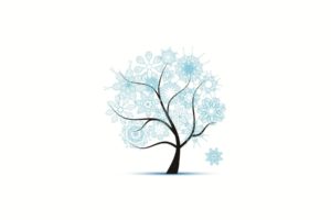 snow, Minimalistic, Trees, Simple, Background, White, Background