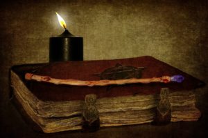 dark, Horror, Gothic, Occult, Witch, Candles, Book, Spell, Art
