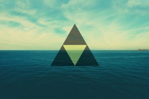 shapes, Triangles, Sea