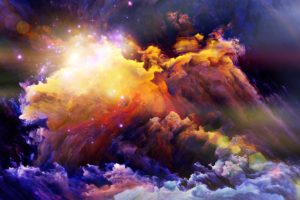 space, Stars, Nebula, Sci fi, Fantasy, Artwork, Painting