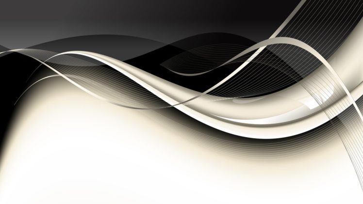 black, And, White, Vectors, Line, Gradient, Graphics HD Wallpaper Desktop Background
