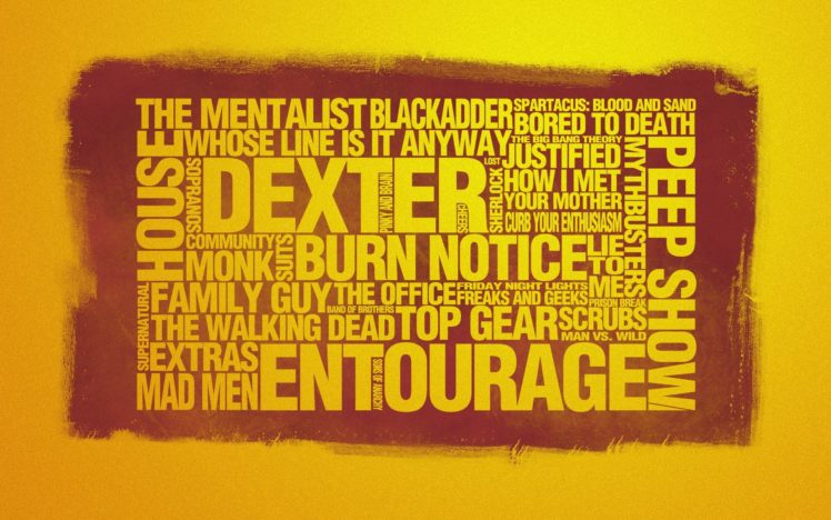 text, Typography, Artwork, Letters, Yellow, Background, Tv, Shows HD Wallpaper Desktop Background