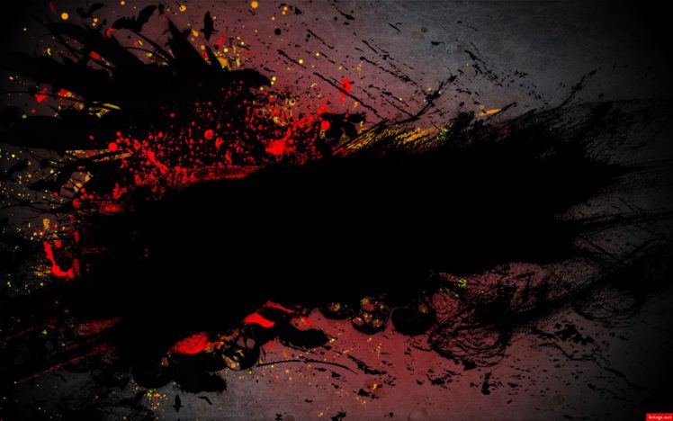 abstract, Splatter, Color, Dark HD Wallpaper Desktop Background