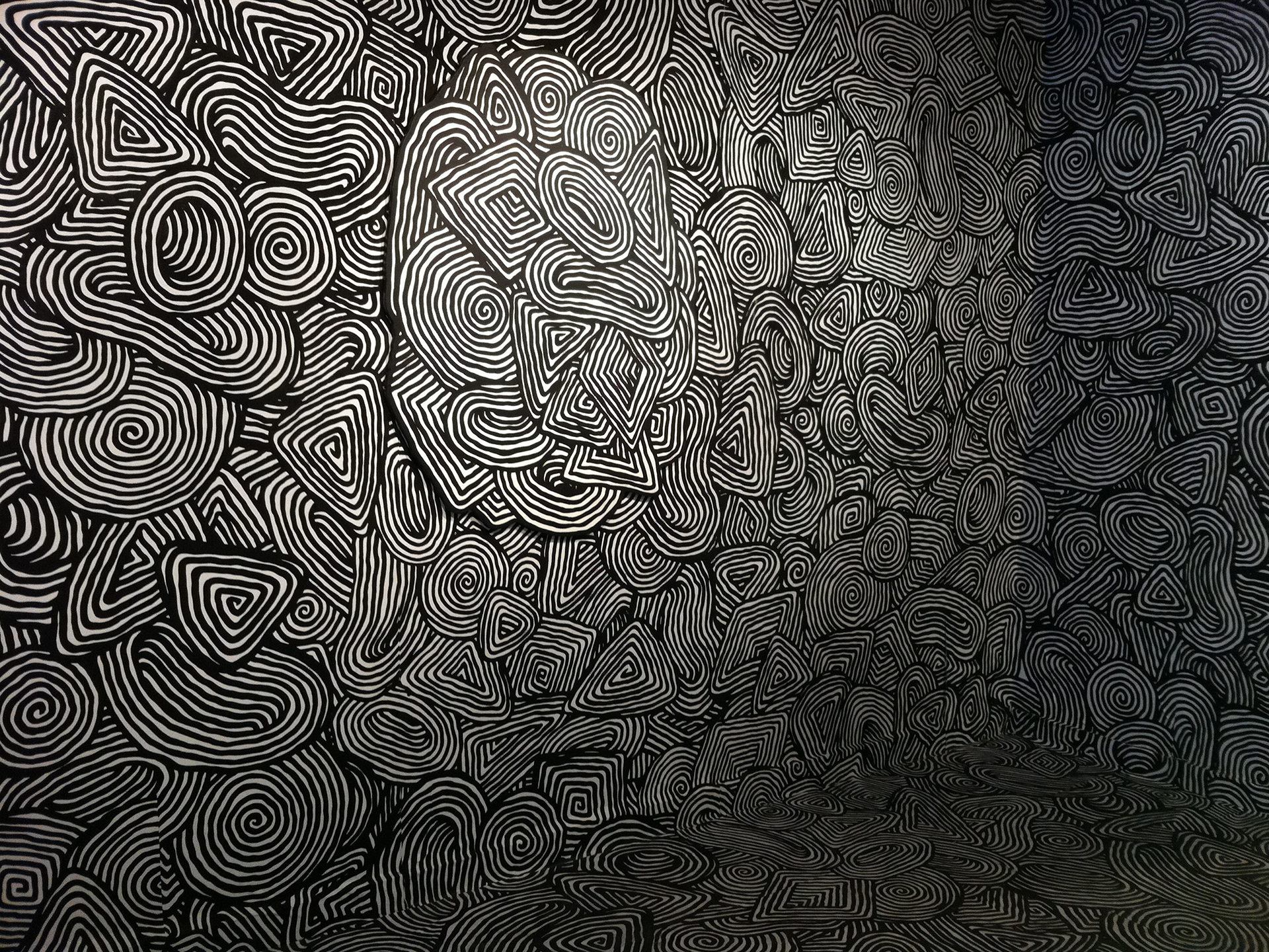 mind, Teaser, Psychedelic, Pattern, Texture, Spiral, Black, White, 3d Wallpaper