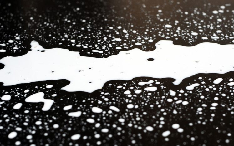 drops, Spill, Splatter, Black, White, Milk, Abstract HD Wallpaper Desktop Background