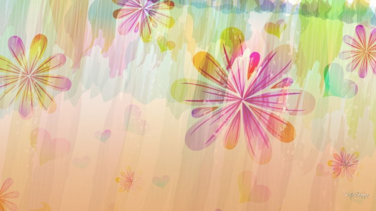 flower, Abstraction, Summer HD Wallpaper Desktop Background