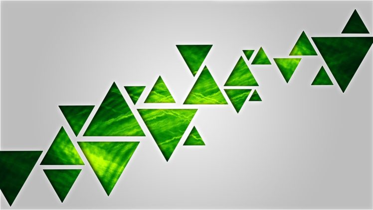 texture, Abstract, Green, Triangle HD Wallpaper Desktop Background