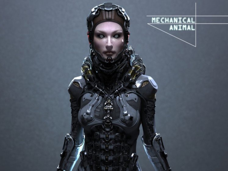sci fi, Cyberpunk, Girl, Cyborg HD Wallpaper Desktop Background