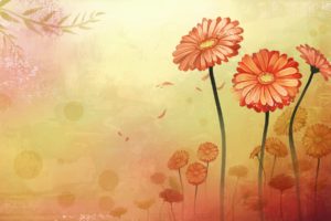 flowers, Art, Vector, Abstract, Colors, Lovely