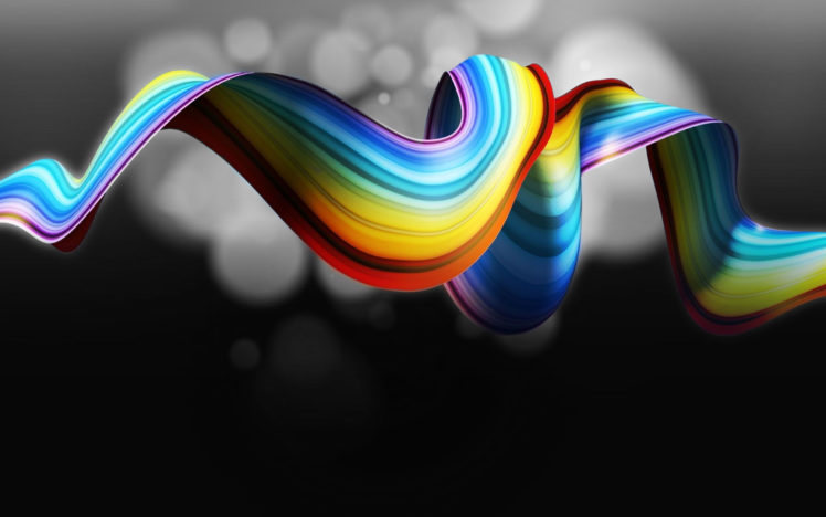 3d, Rainbow HD Wallpaper Desktop Background