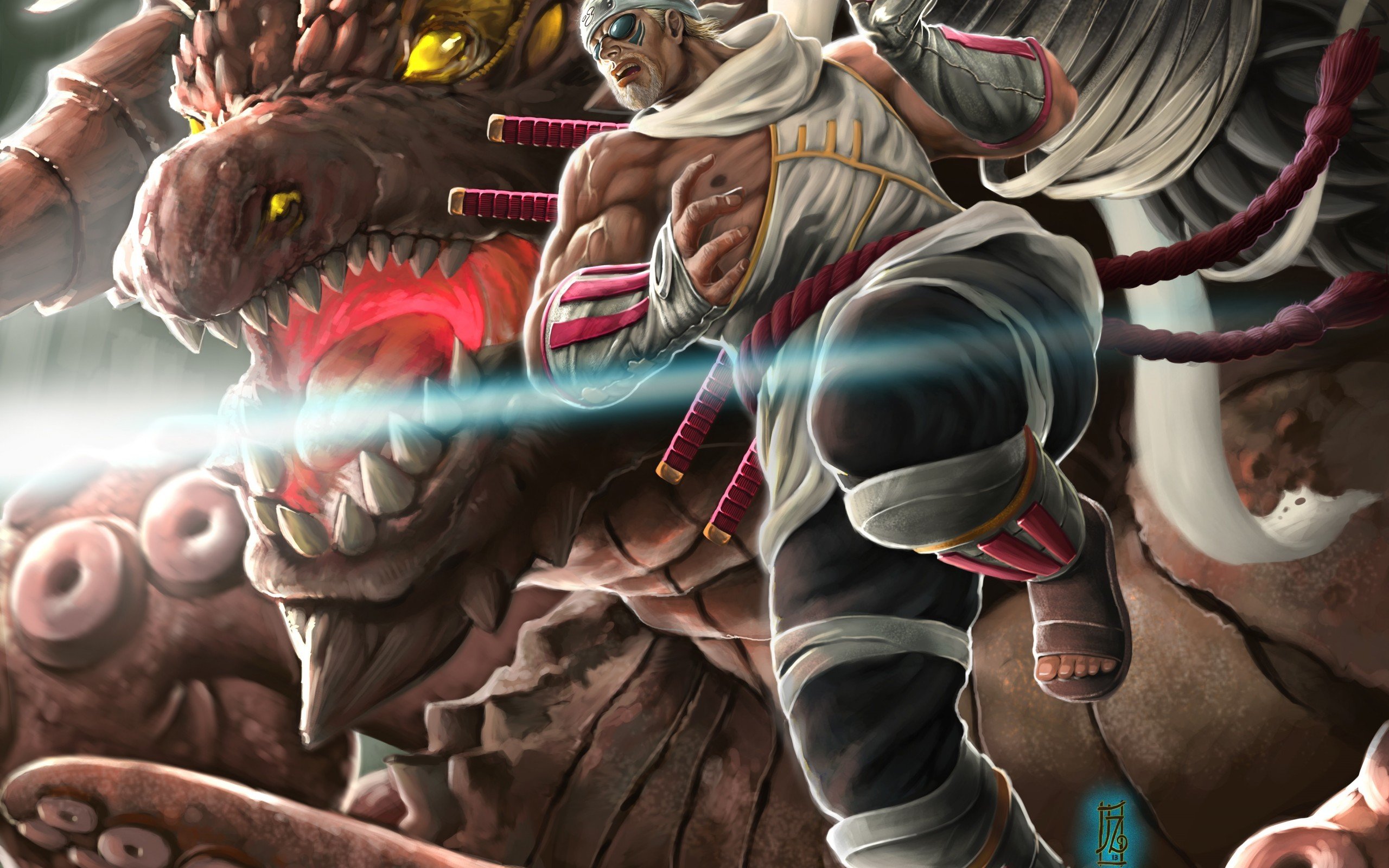 fantasy, Man, Battle Wallpaper