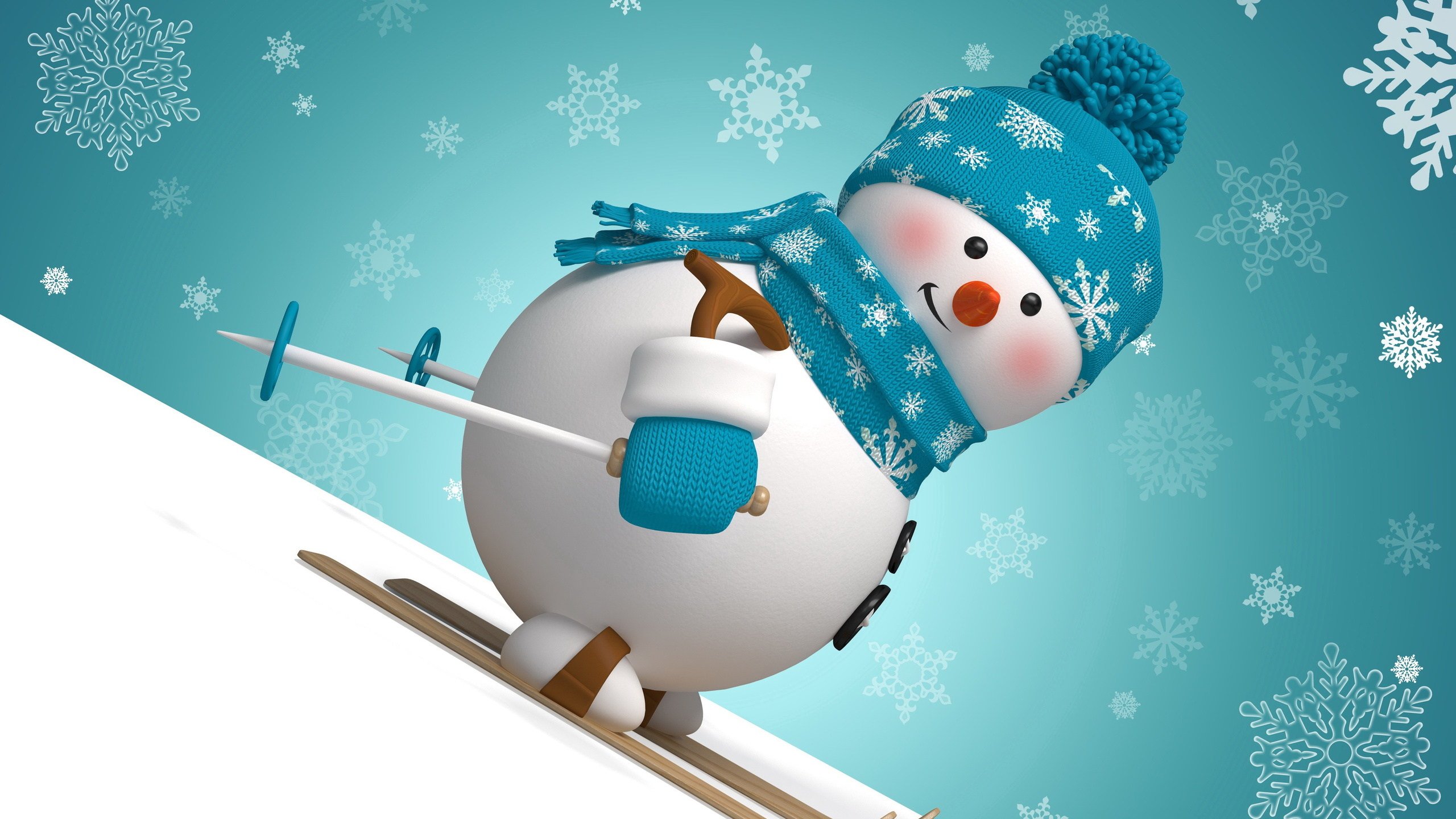 snow, Winter, Christmas, New, Year, Snowman Wallpaper