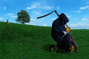 dark, Grim, Reaper, Horror, Skeletons, Skull, Creepy, Humor, Babies, Grass