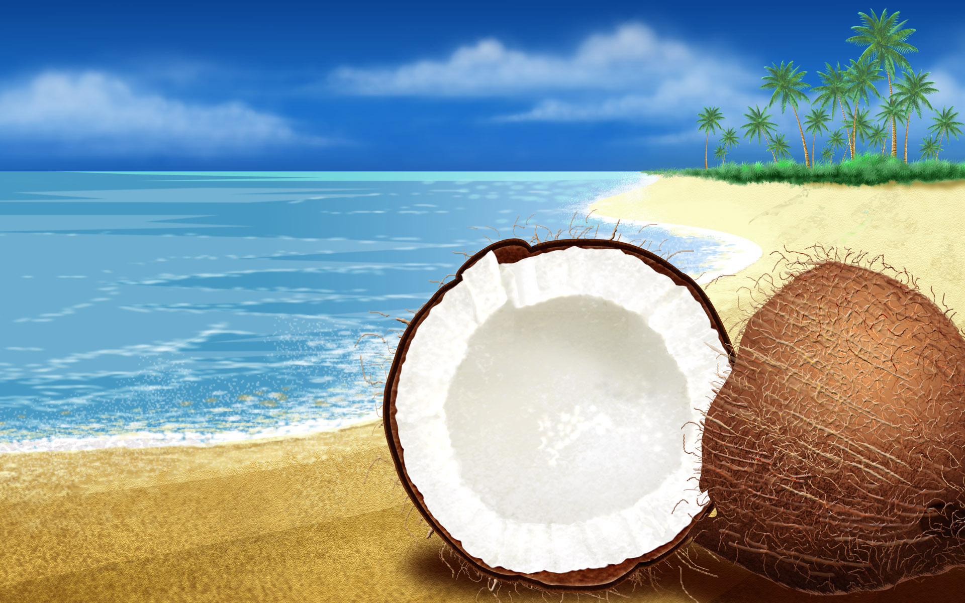 coconuts Wallpaper