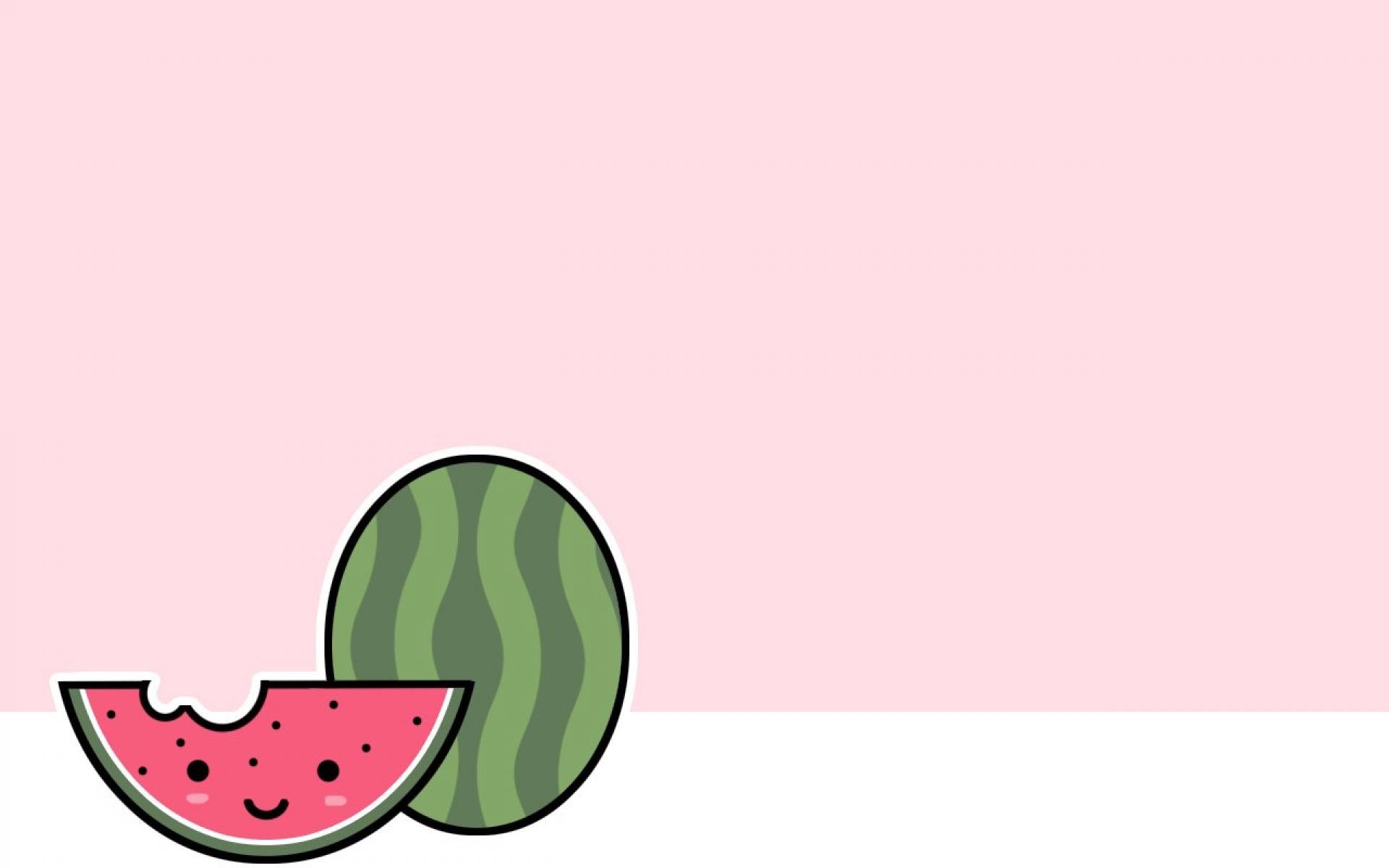 watermelon, Melon, Fruit, Red, Bokeh, Minimal, Minimalism Wallpapers HD / D...