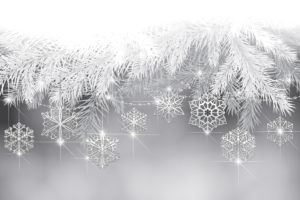 new, Year, Holiday, Snowflakes, Tree, Branches