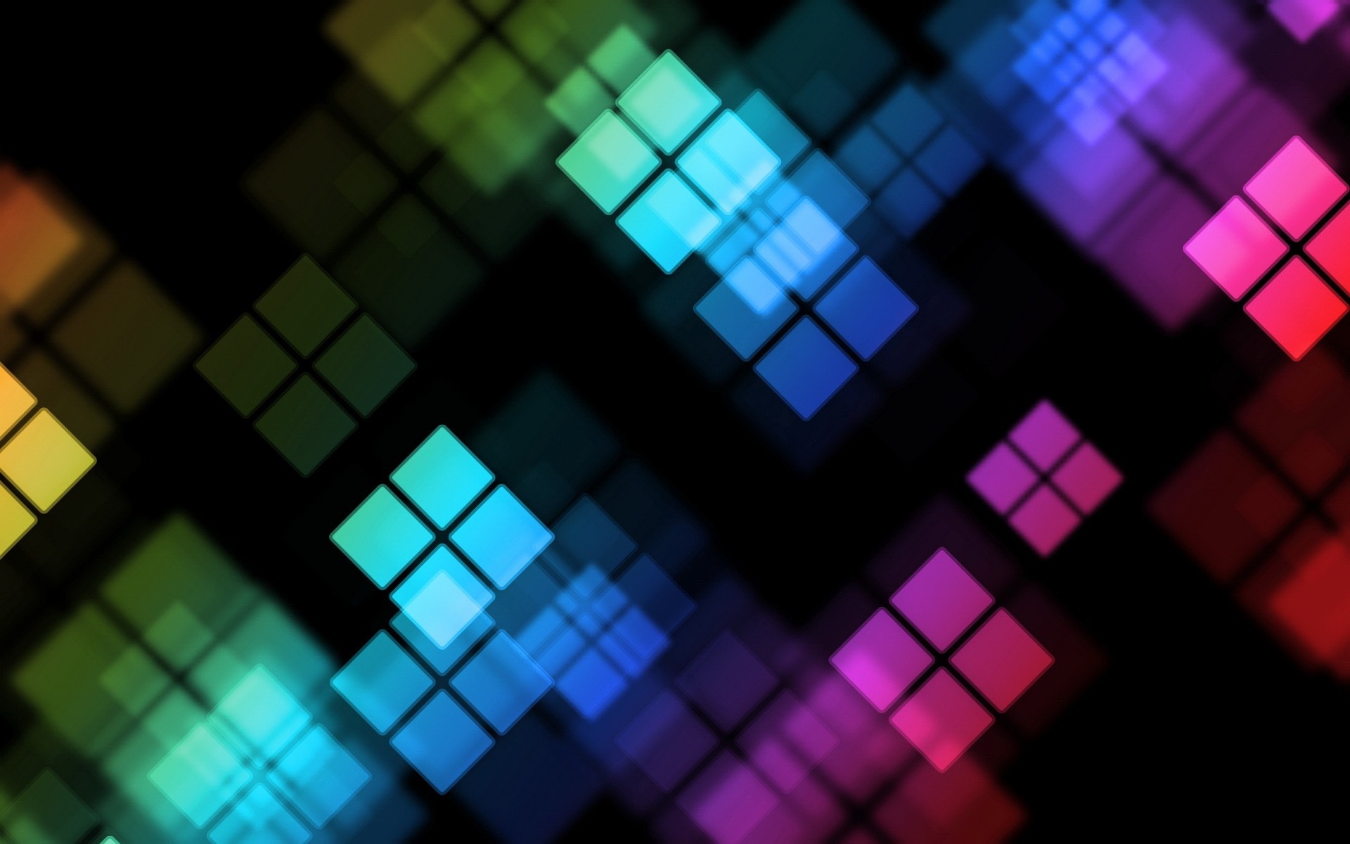 abstract, Window, Squares, Colors Wallpaper