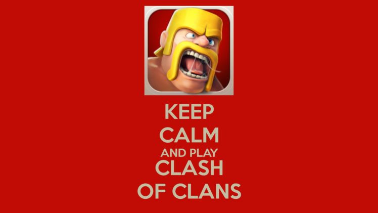 clash, Of, Clans, Fantasy, Fighting, Family, Action, Adventure, Strategy, 1clashclans, Warrior, Poster, Keep, Calm HD Wallpaper Desktop Background