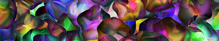 triple, Monitor, Multi, Multiple, Screen, Abstract, Color, Couleur HD Wallpaper Desktop Background