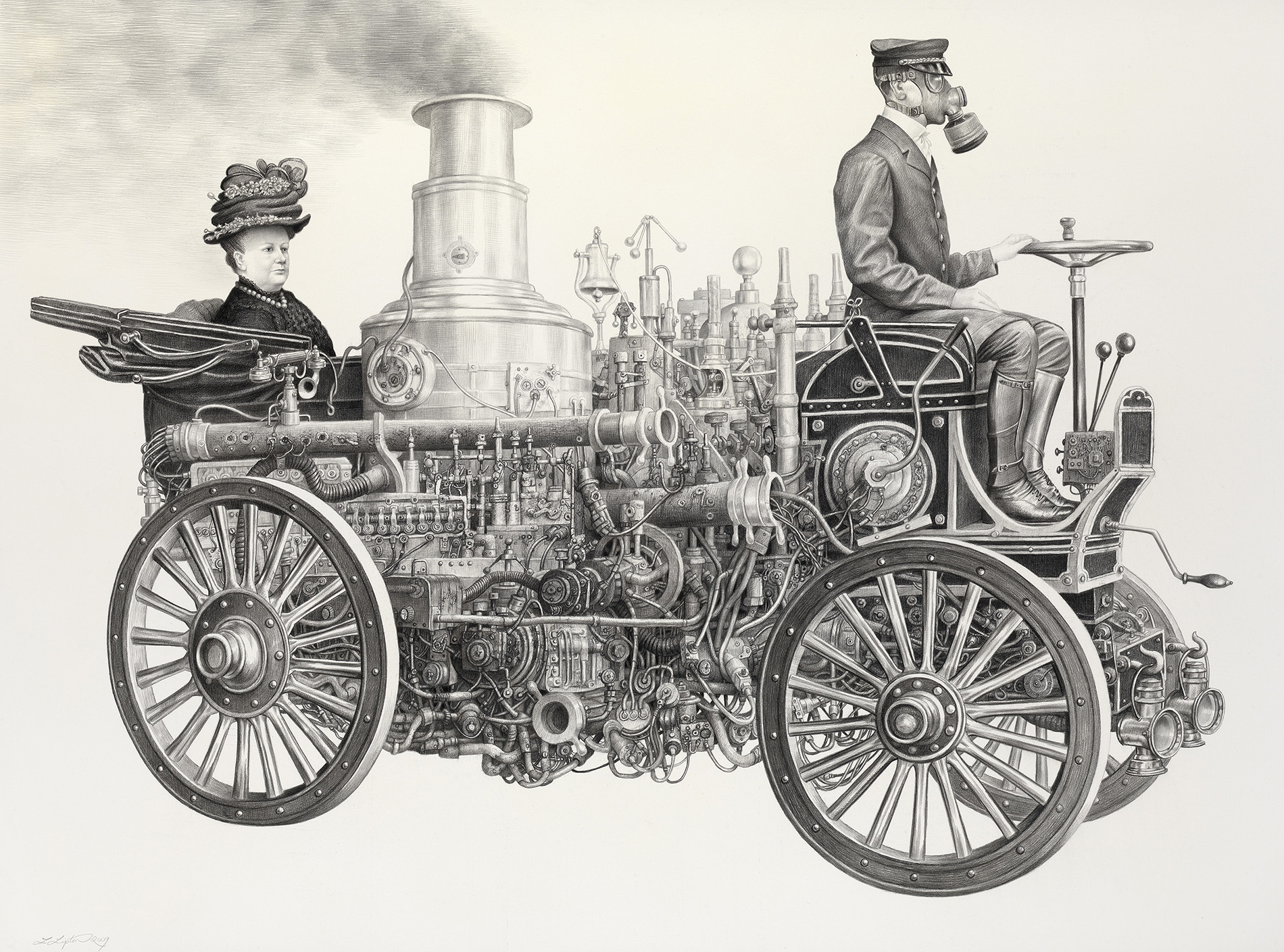 steampunk, Mechanical, Cars, Steam Wallpaper