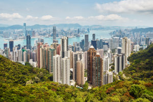 Hong Kong, Cityscape, Building, Trees