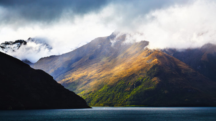 mountains, Lake, Landscape HD Wallpaper Desktop Background
